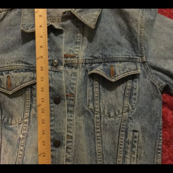 🎆 Denim Vintage Distressed Jean Jacket Boho UNISEX - Picture 2 of 16